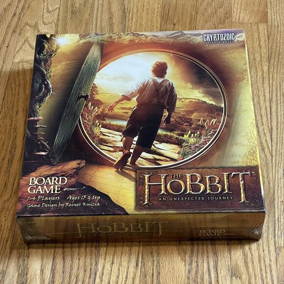 The Hobbit An Unexpected Journey Board Game Cryptozoic Entertainment NEW SEALED! - Picture 1 of 6